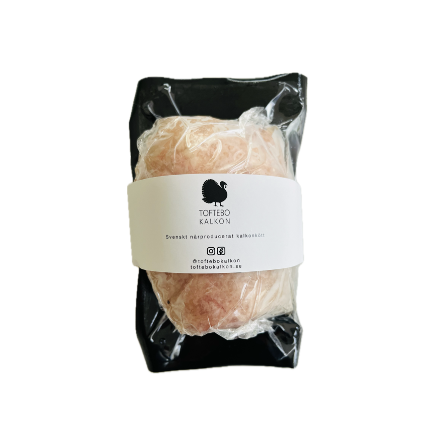 Kokt rimmad kalkonskinka