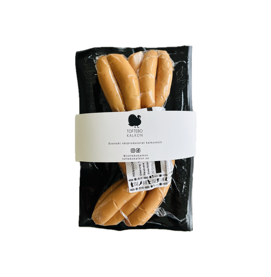 Kalkonkorv Prinskorv